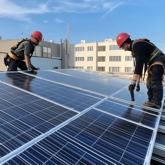 instalacion paneles solares corrientes